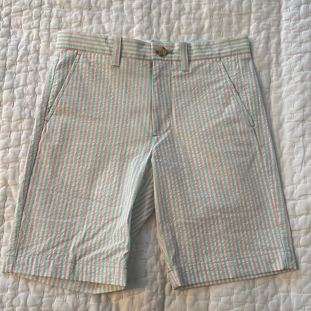 NWT! Crewcuts seersucker shorts